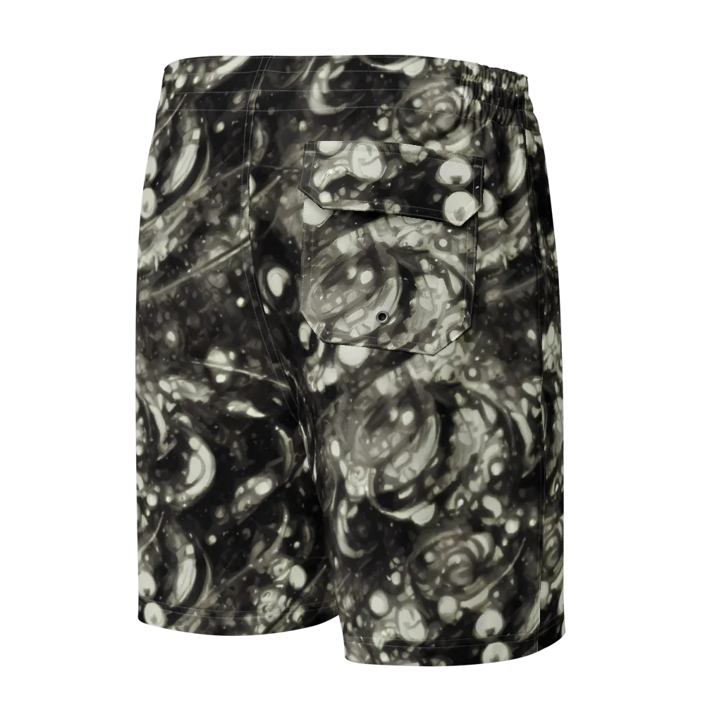 Lunar Molten on Men's Board Shorts — Back