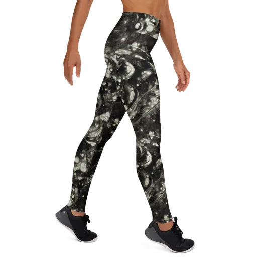 Lunar Molten on a Yoga Leggings
