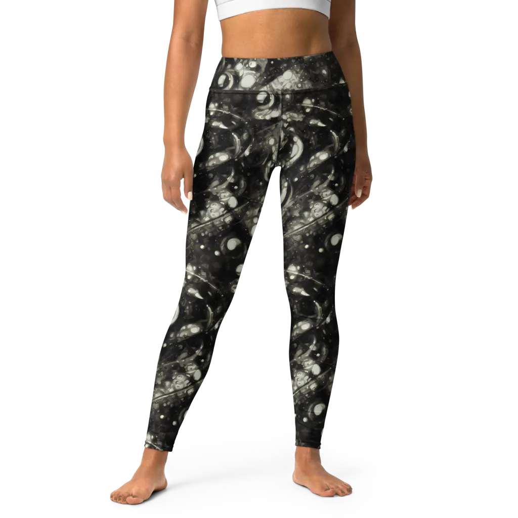 Lunar Molten on Yoga Leggings — Front