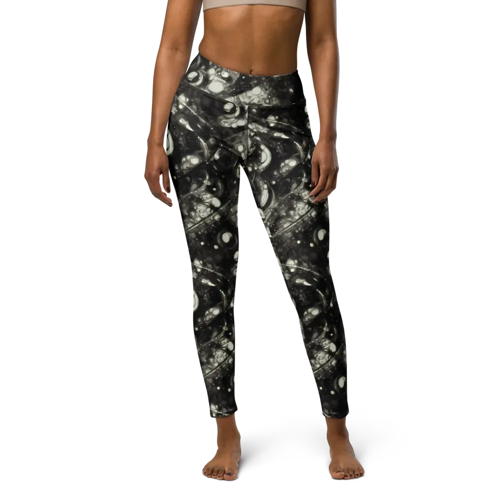 Lunar Molten on Yoga Leggings — Front
