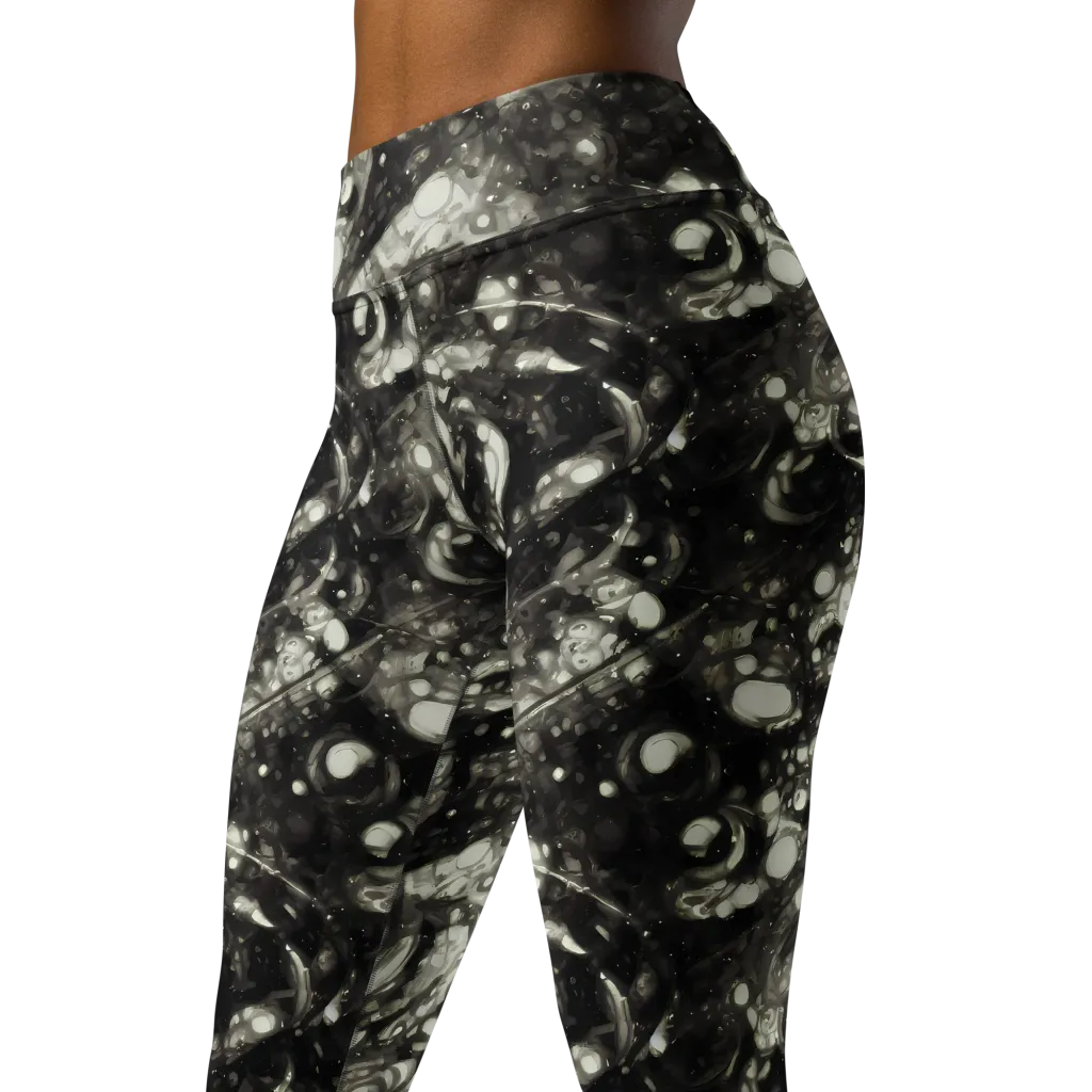 Lunar Molten on Yoga Leggings — Left Front