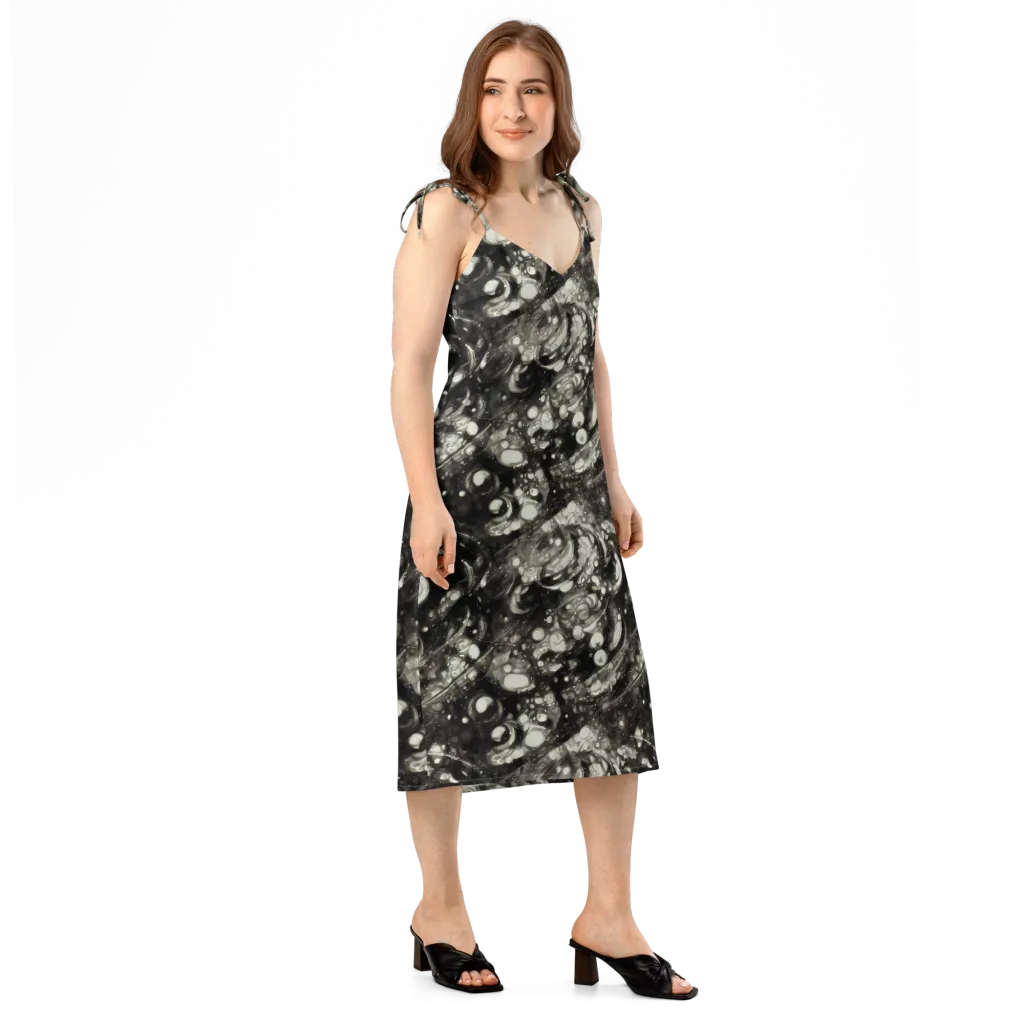 Lunar Molten on Slip Dress — Right Front
