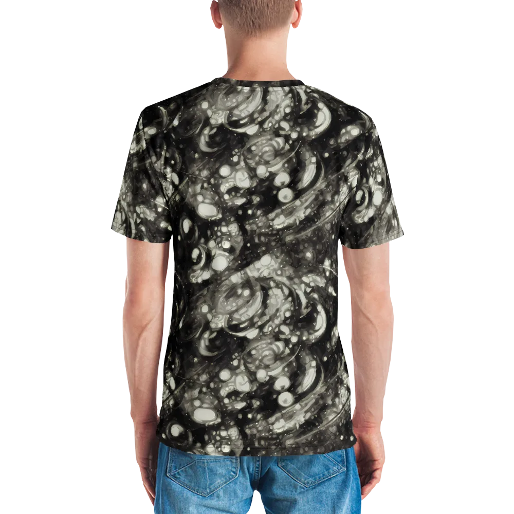 Lunar Molten on Men's Crew Neck T-Shirt — Back