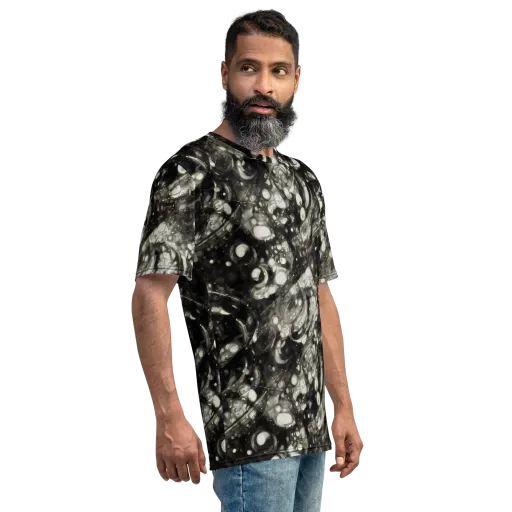 Lunar Molten on a Men's Crew Neck T-Shirt