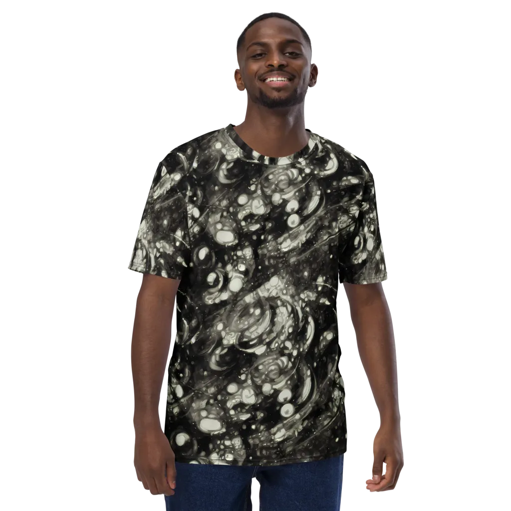 Lunar Molten on Men's Crew Neck T-Shirt — Front