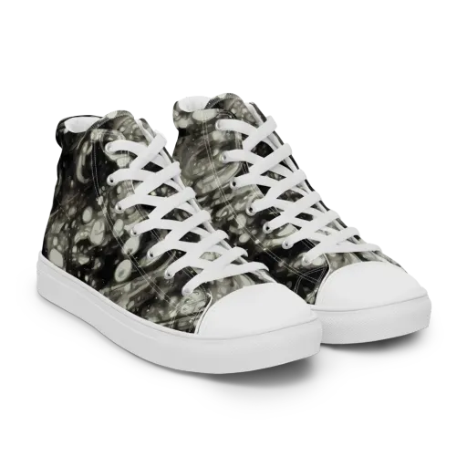 Lunar Molten on a Men's High Top Canvas Shoes