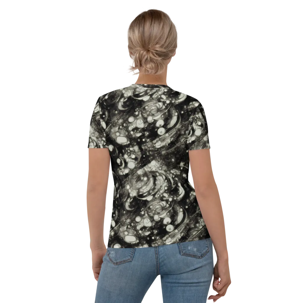 Lunar Molten on Women's Crew Neck T-Shirt — Back