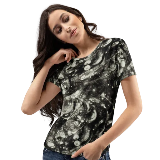 Lunar Molten on a Women's Crew Neck T-Shirt