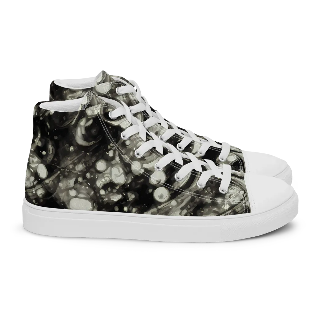 Lunar Molten on Women's High Top Canvas Shoes — Right