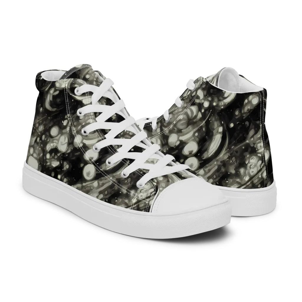 Lunar Molten on Women's High Top Canvas Shoes — Right