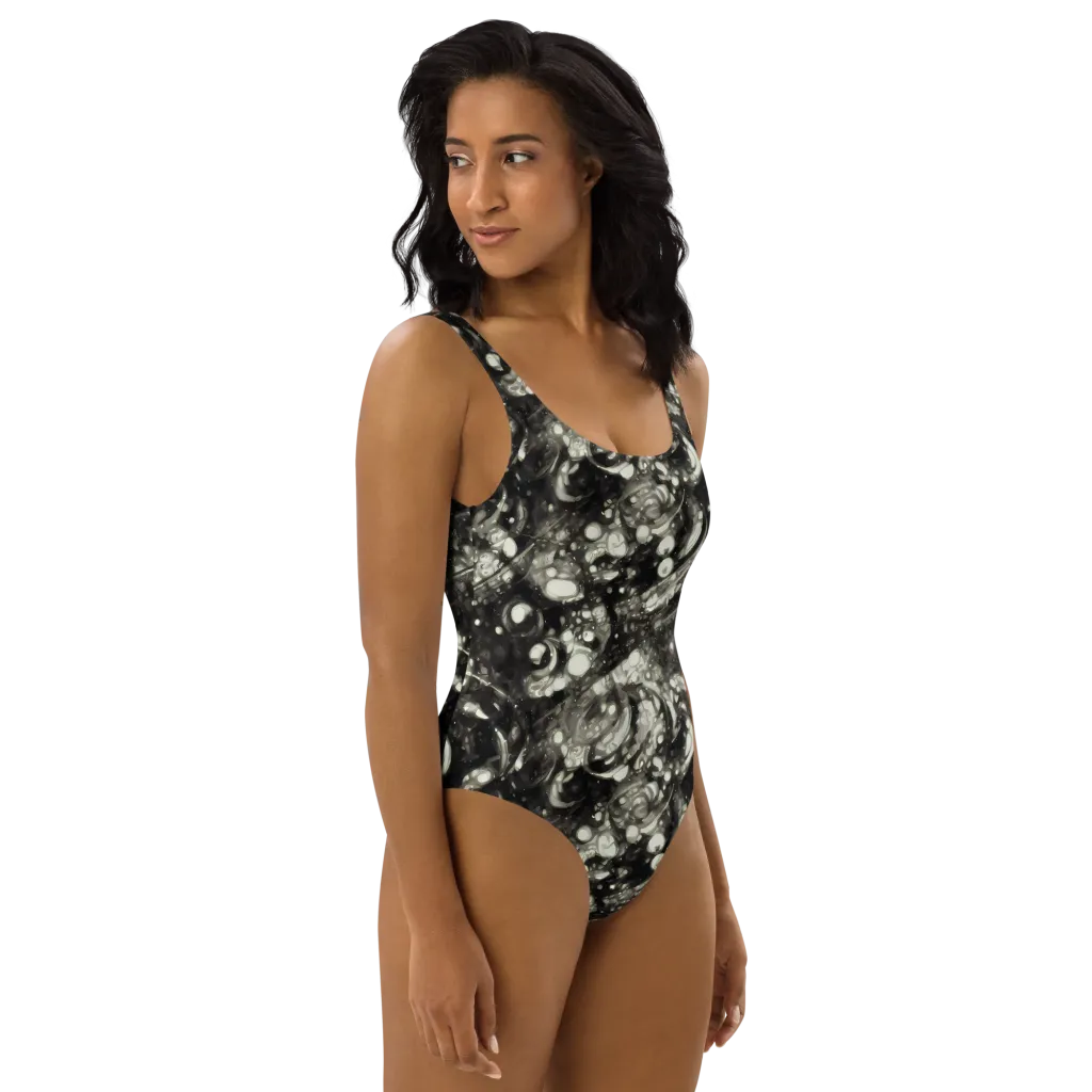 Lunar Molten on One-Piece Swimsuit — Right