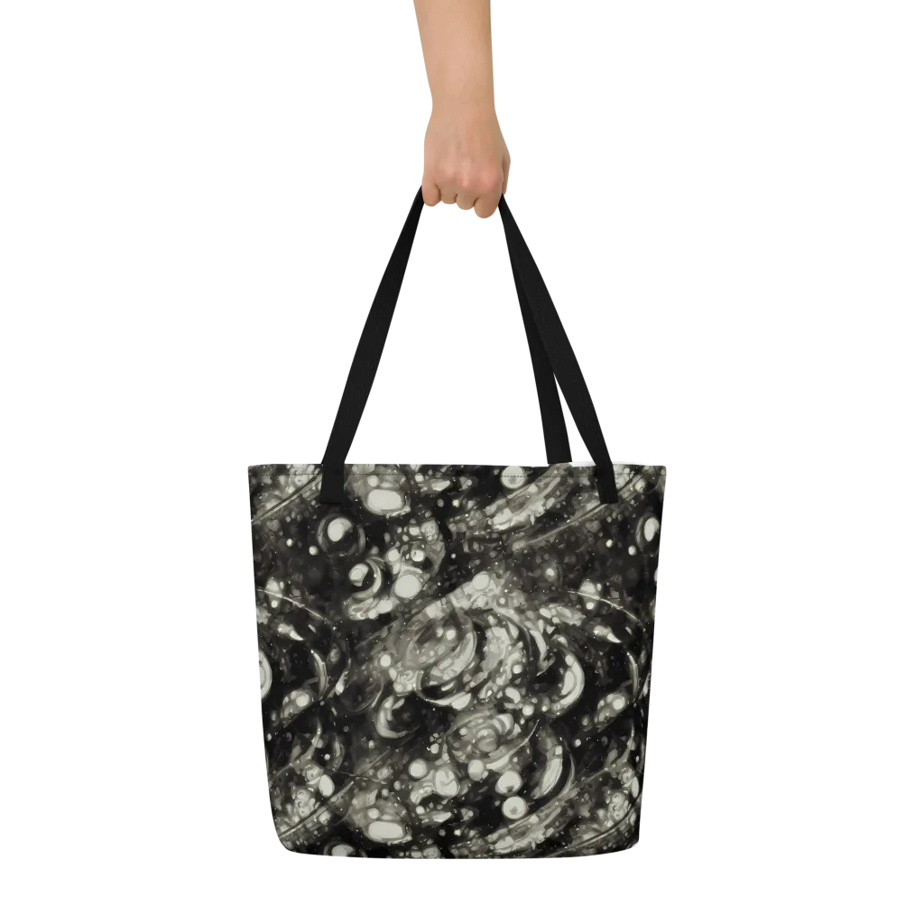 Lunar Molten on Large Tote Bag W/ Pocket — Front
