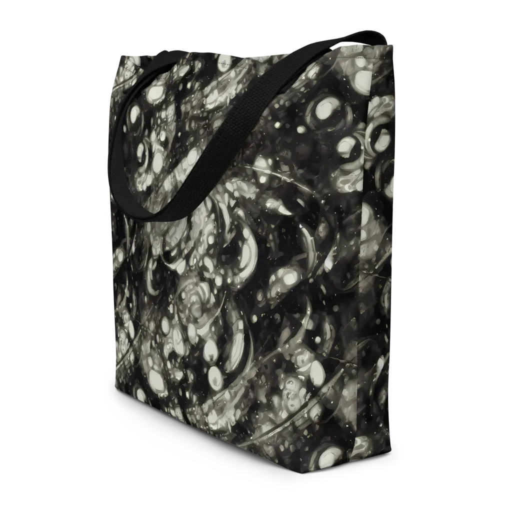 Lunar Molten on Large Tote Bag W/ Pocket — Front