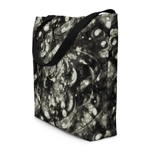 Lunar Molten on a Large Tote Bag W/ Pocket