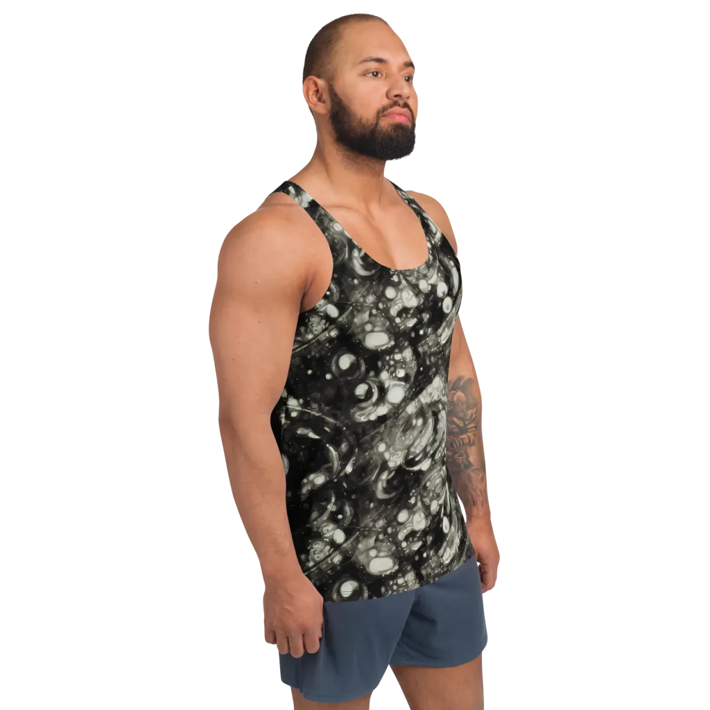 Lunar Molten on Men's Tank Top — Right Front