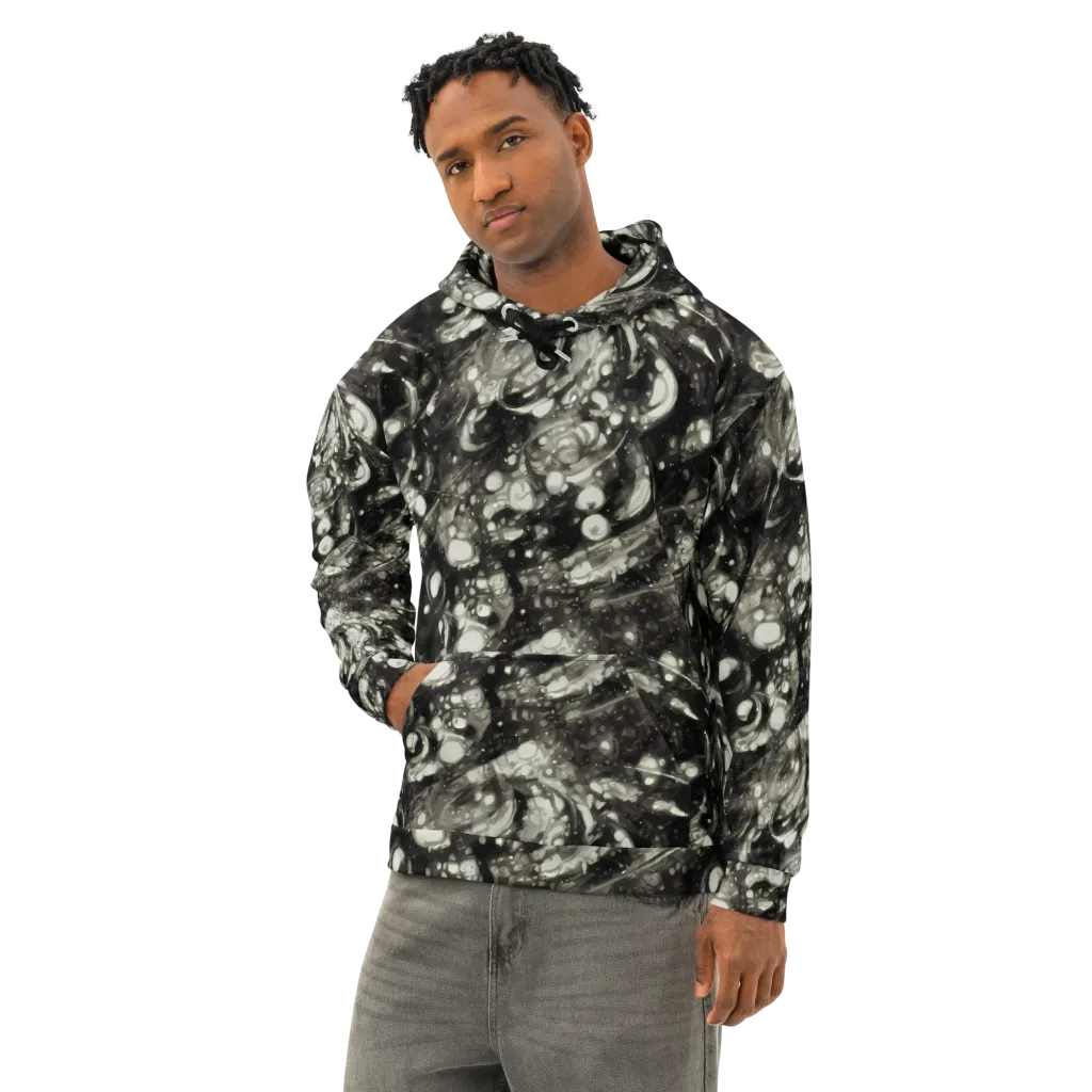Lunar Molten on Cotton Hoodie — Left Front