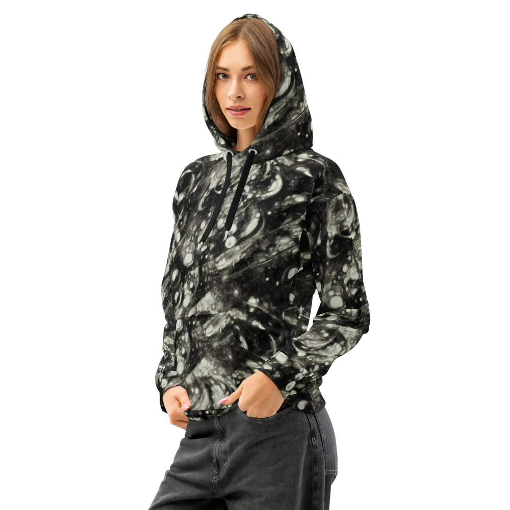 Lunar Molten on Cotton Hoodie — Left Front