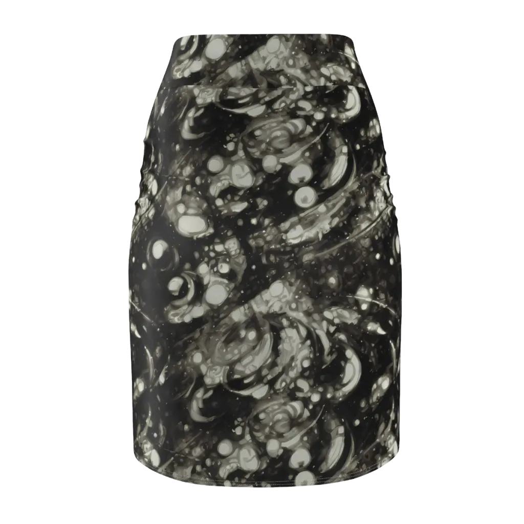 Lunar Molten on Pencil Skirt — Back