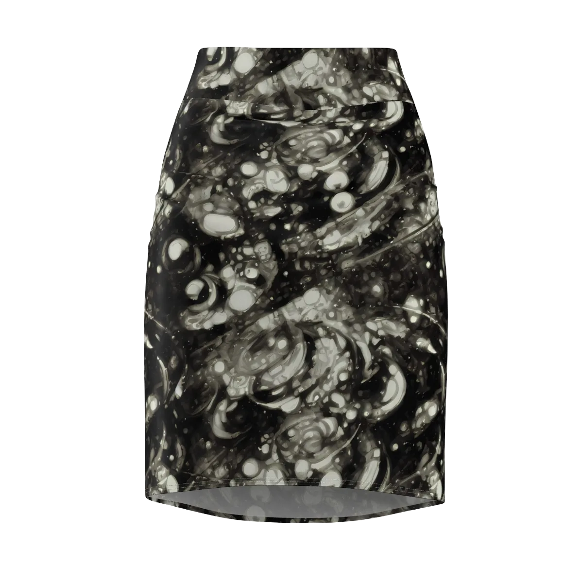 Lunar Molten on Pencil Skirt — Front