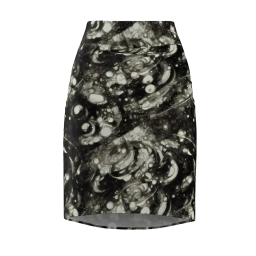 Lunar Molten on a Pencil Skirt