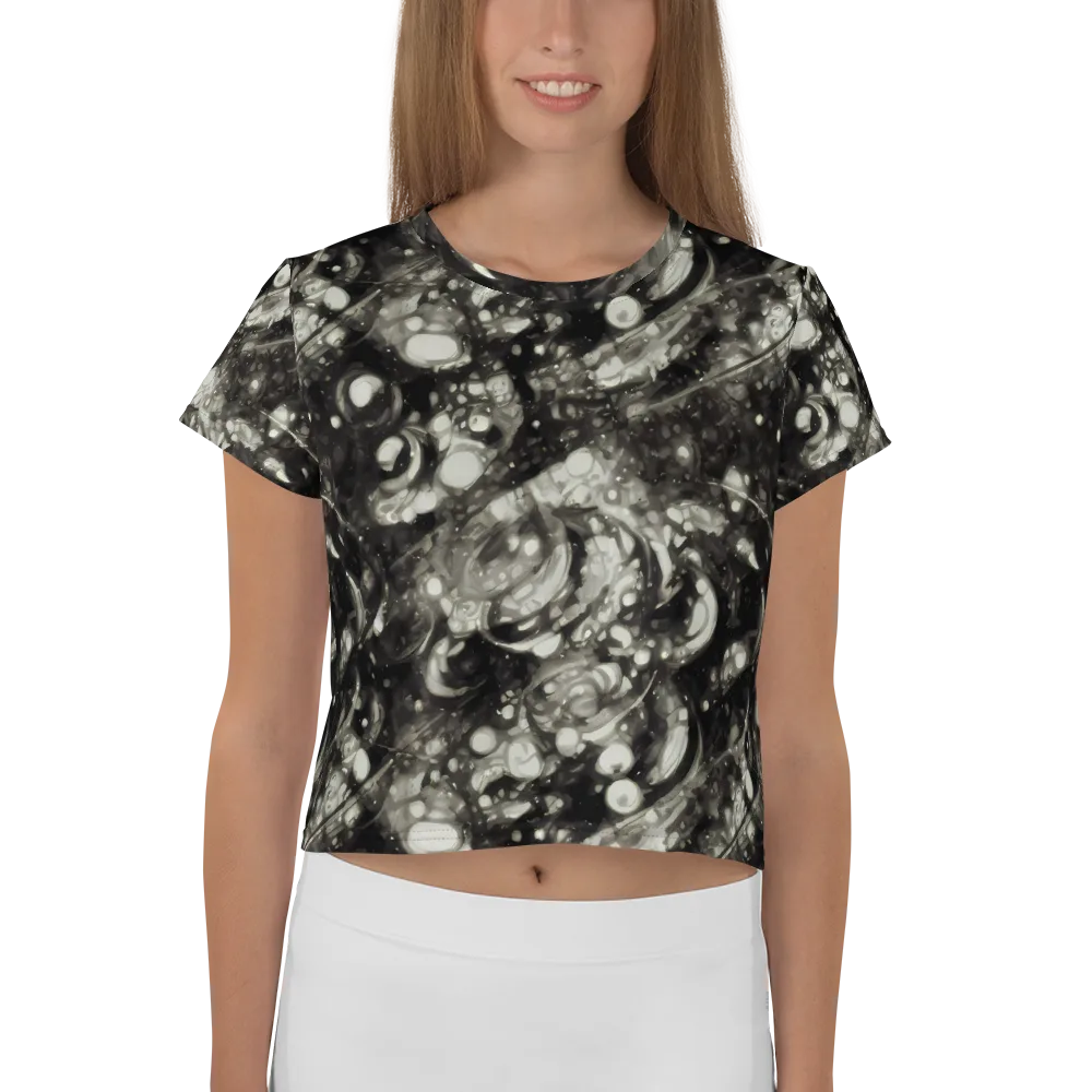 Lunar Molten on Crop Tee — Front