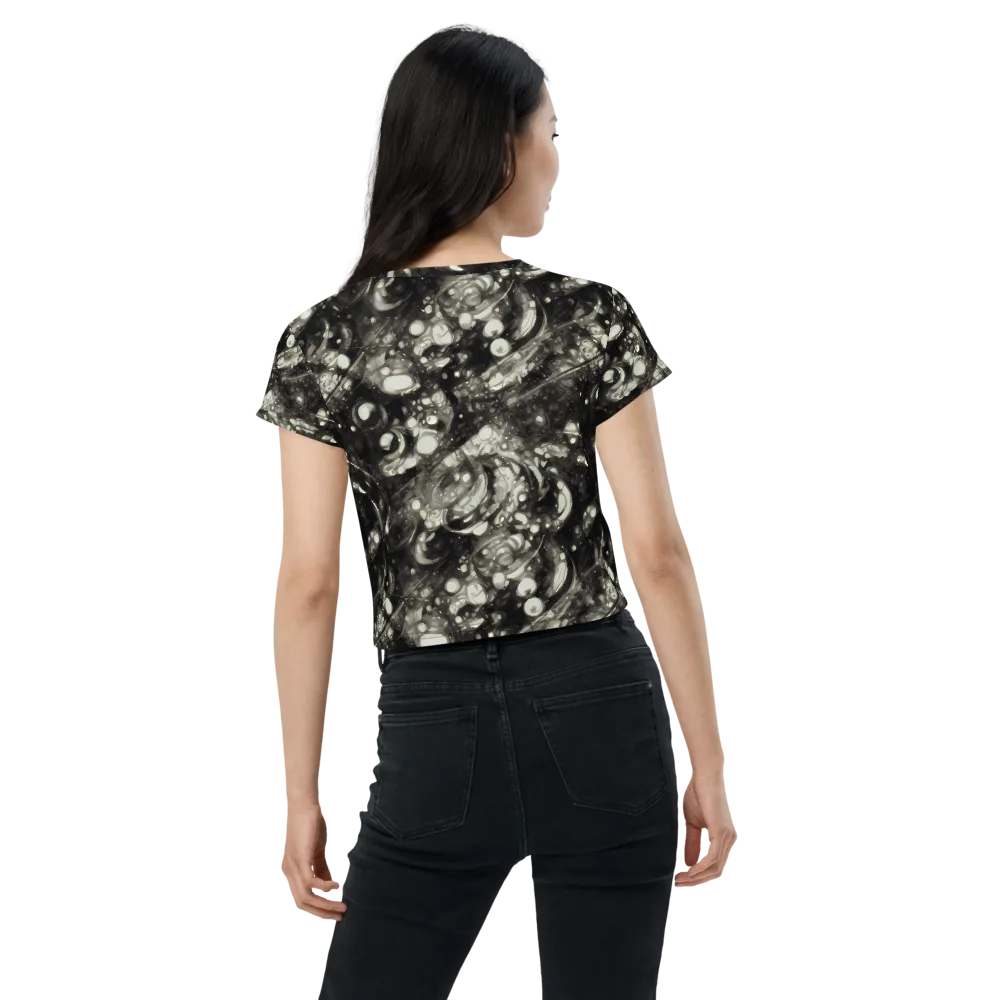 Lunar Molten on Crop Tee — Back
