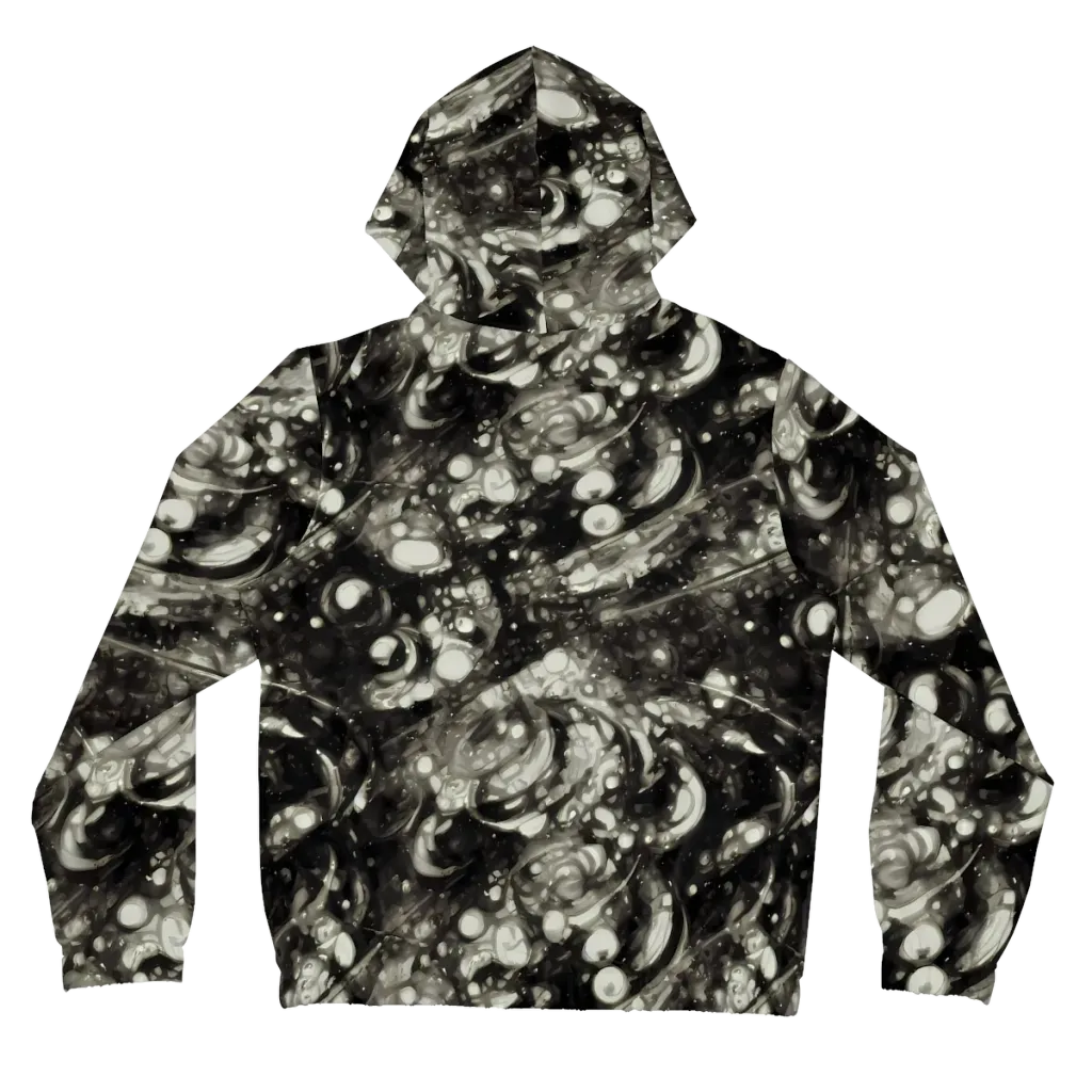 Lunar Molten on Women's Full-Zip Hoodie — Back