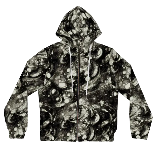 Lunar Molten on a Women's Full-Zip Hoodie
