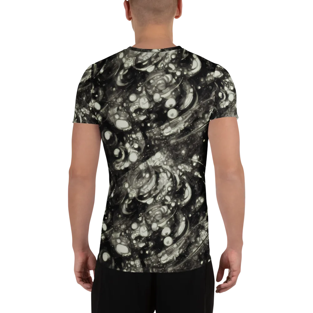 Lunar Molten on Men's Athletic T-Shirt — Back
