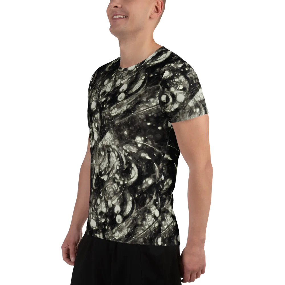 Lunar Molten on Men's Athletic T-Shirt — Left