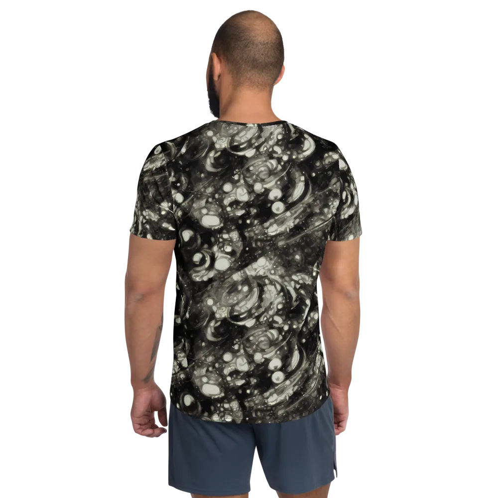 Lunar Molten on Men's Athletic T-Shirt — Back