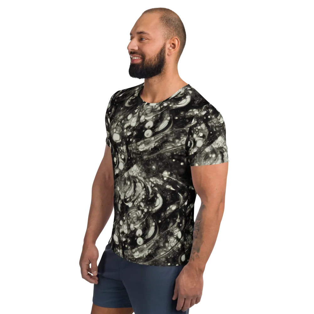 Lunar Molten on Men's Athletic T-Shirt — Left