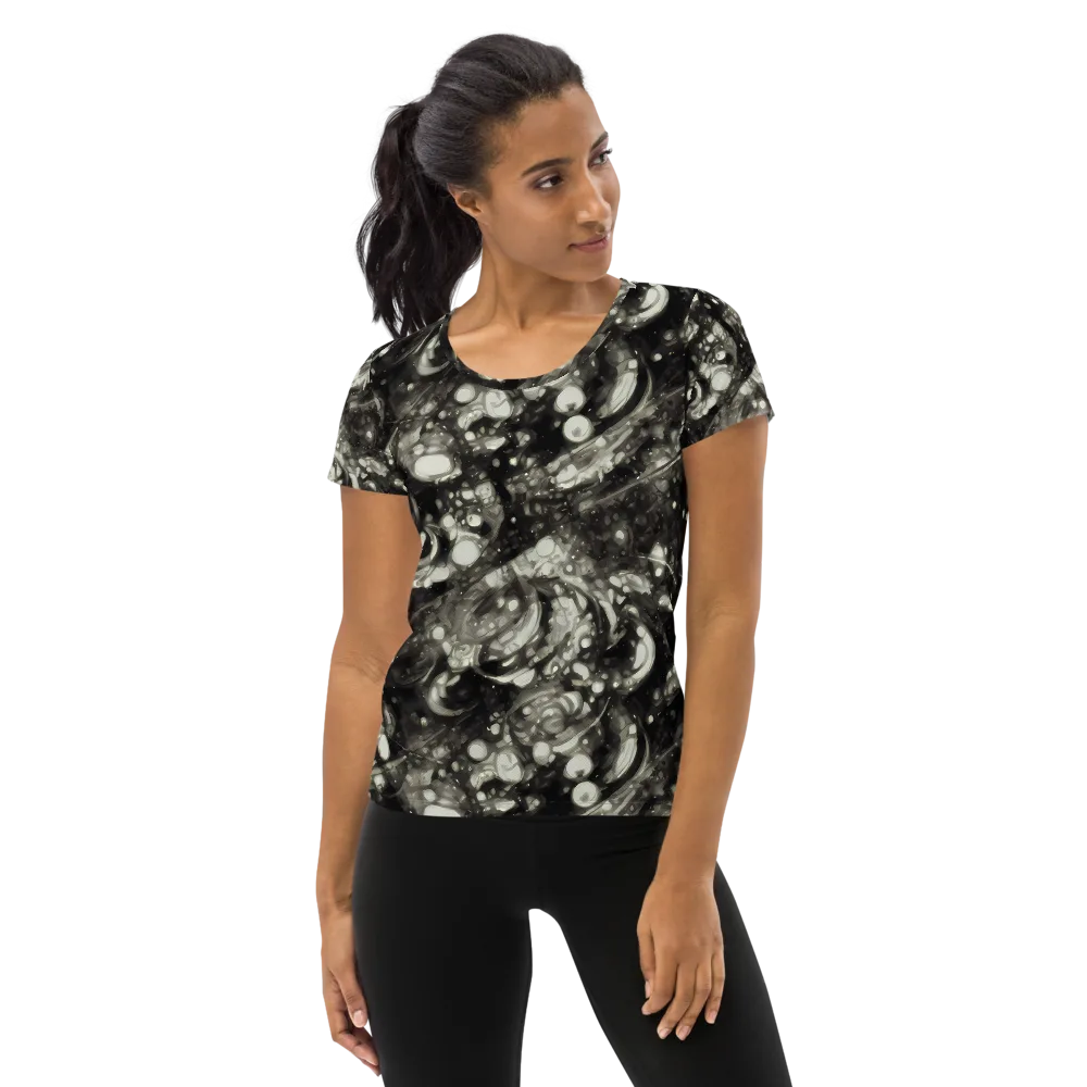 Lunar Molten on Women's Athletic T-Shirt — Front