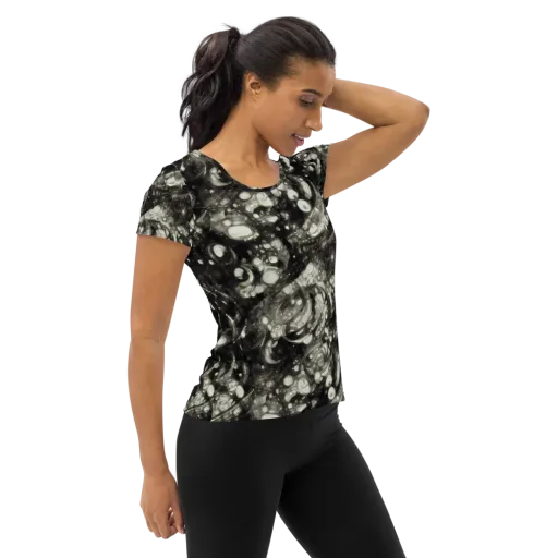 Lunar Molten on a Women's Athletic T-Shirt