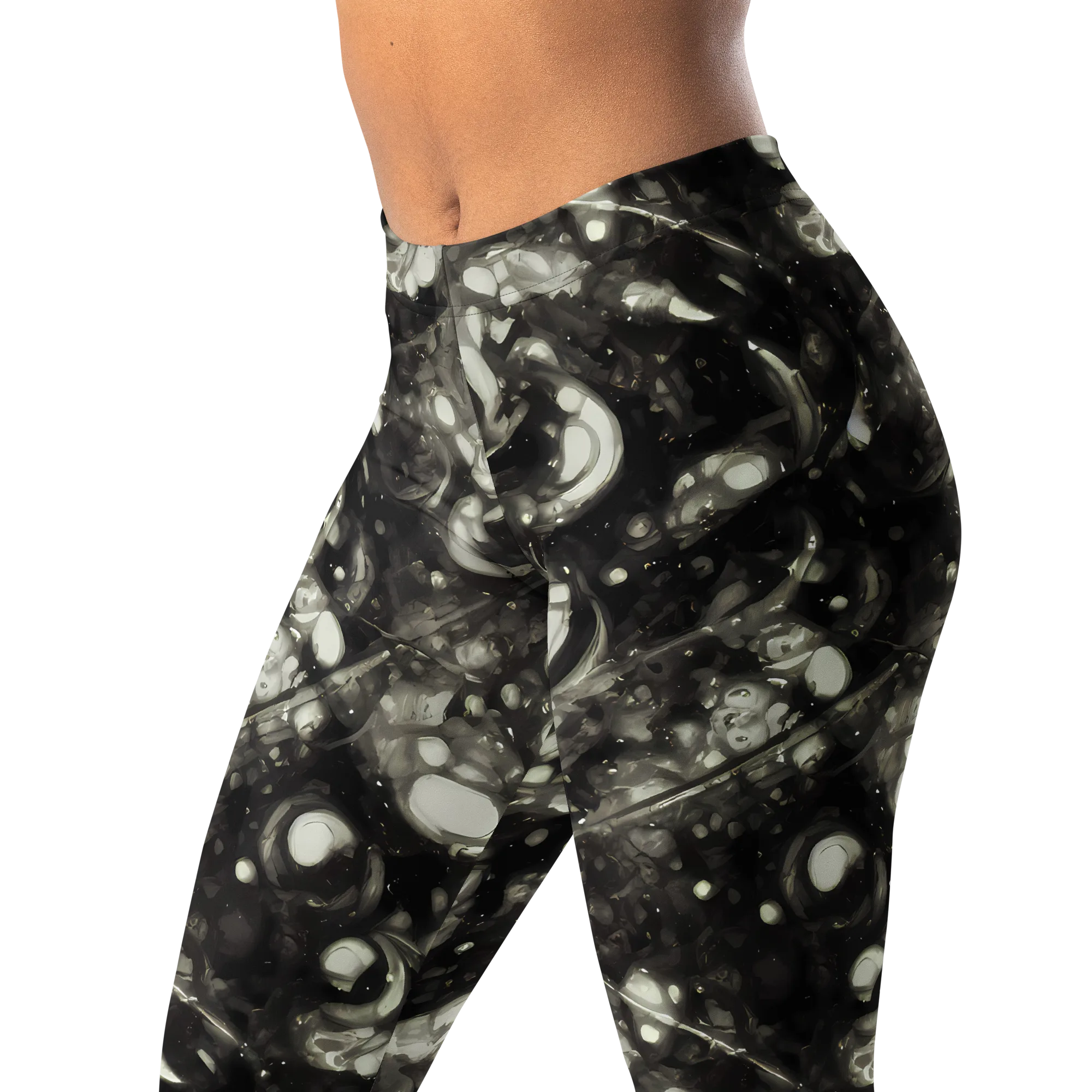 Lunar Molten on Leggings — Left Front