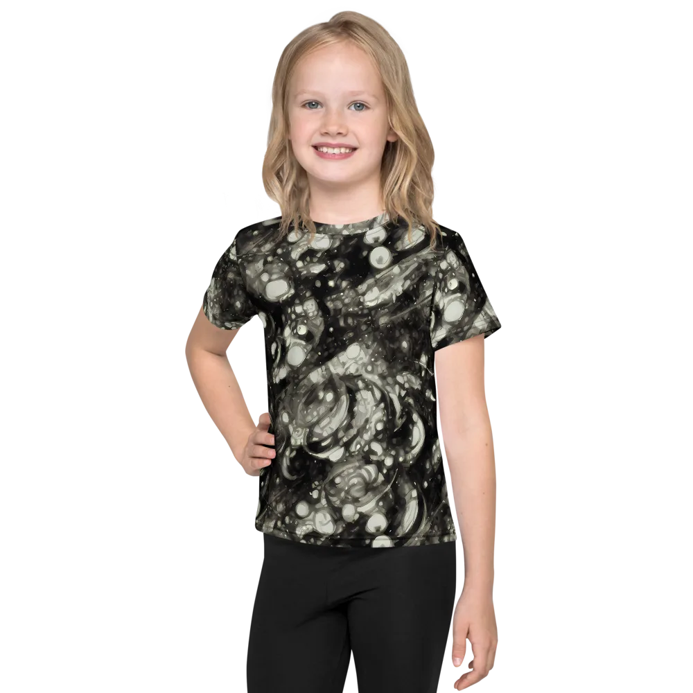 Lunar Molten on Kids Crew Neck T-Shirt — Front