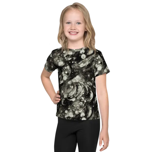Lunar Molten on a Kids Crew Neck T-Shirt