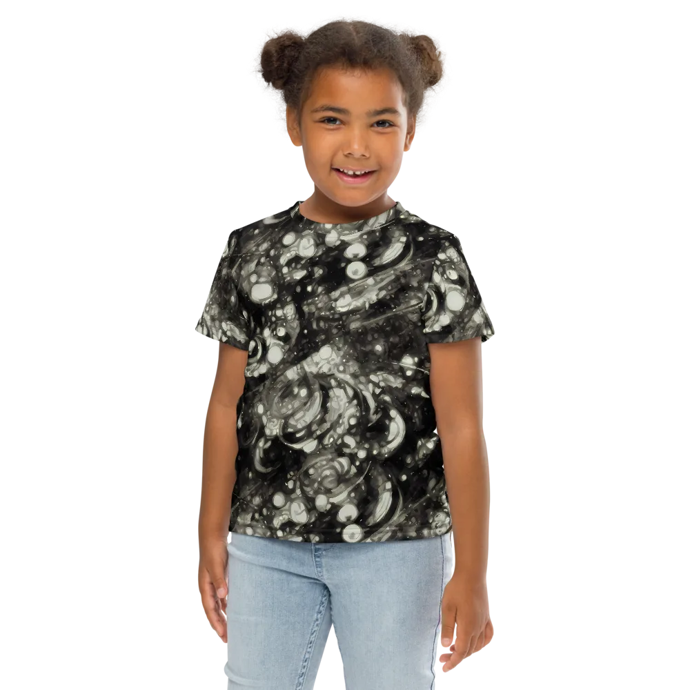 Lunar Molten on Kids Crew Neck T-Shirt — Front