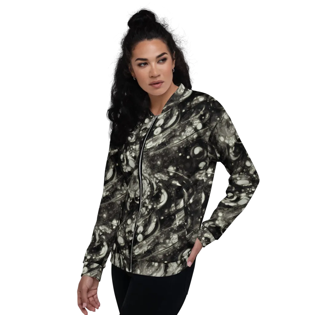 Lunar Molten on Bomber Jacket — Left
