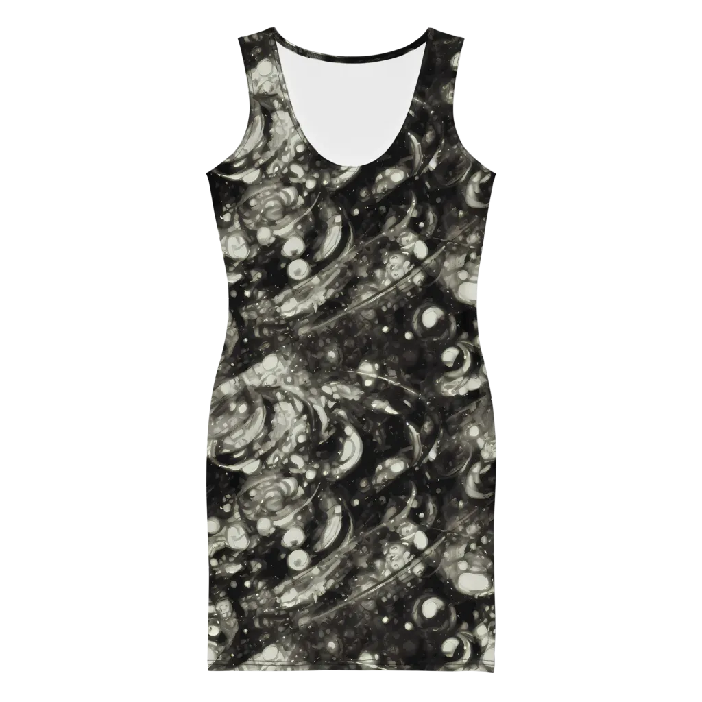Lunar Molten on Bodycon Dress — Front