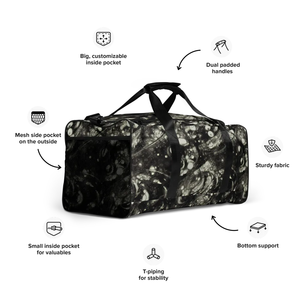 Lunar Molten on Duffle Bag — Right Front