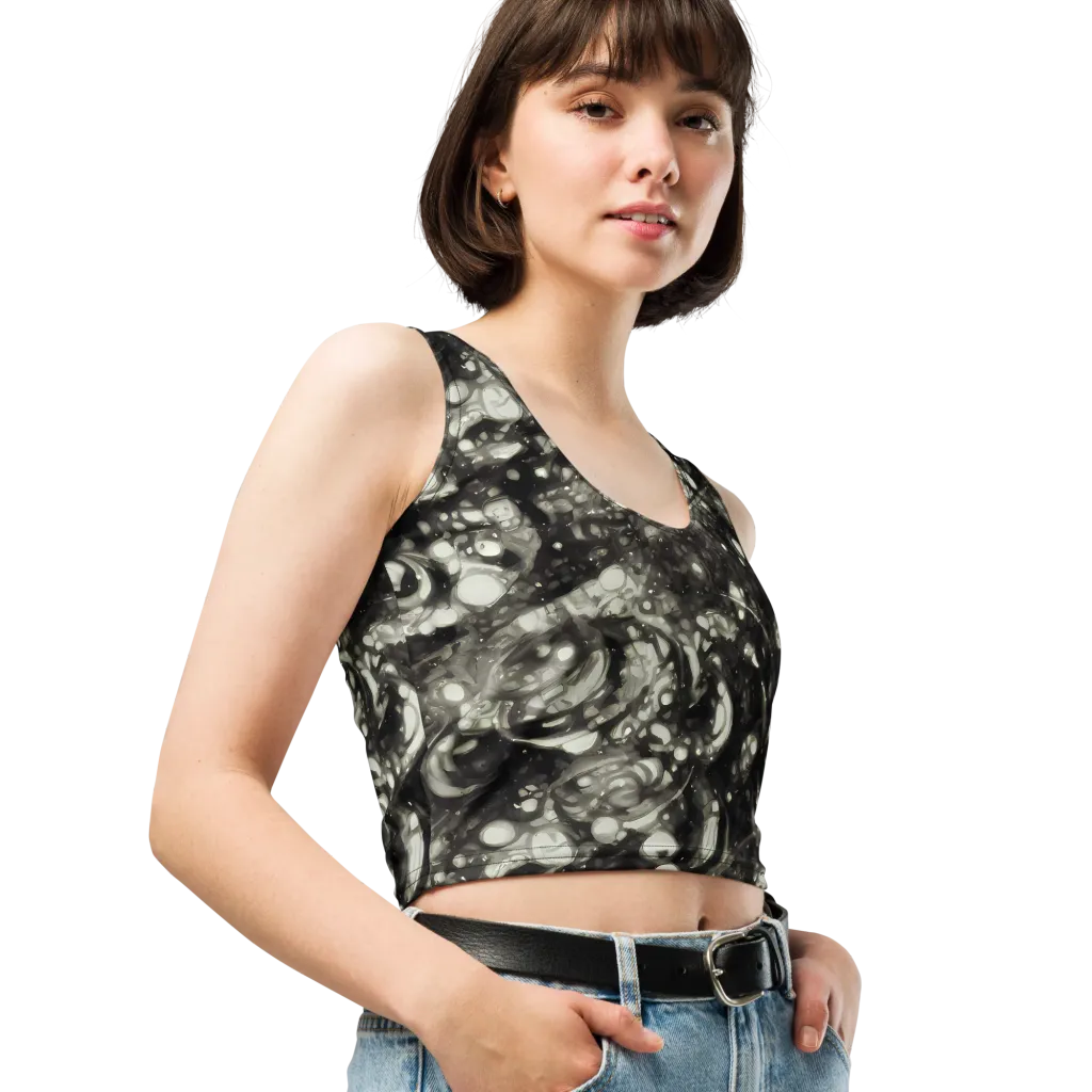 Lunar Molten on Crop Top — Right Front