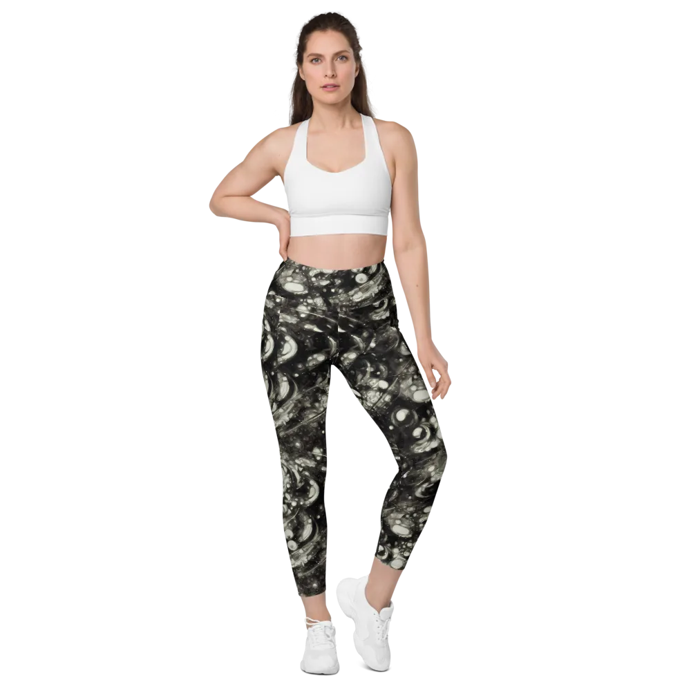 Lunar Molten on Leggings with Pockets — Front