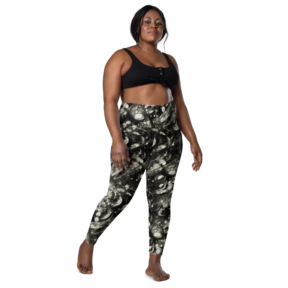 Lunar Molten on Leggings with Pockets — Front