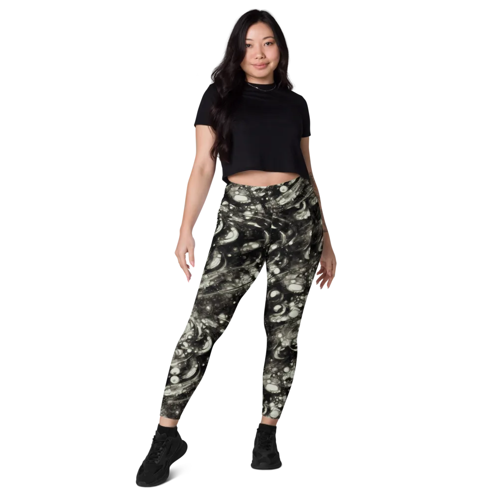 Lunar Molten on Leggings with Pockets — Front