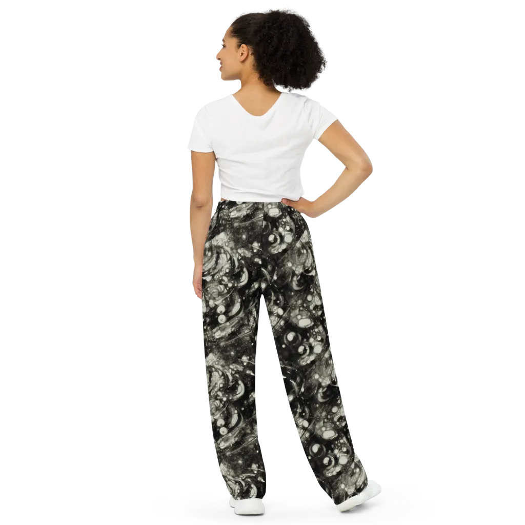 Lunar Molten on Wide-Leg Pants — Back