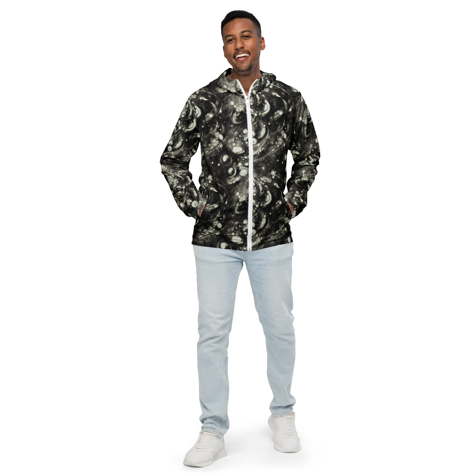 Lunar Molten on Men's Windbreaker — Front
