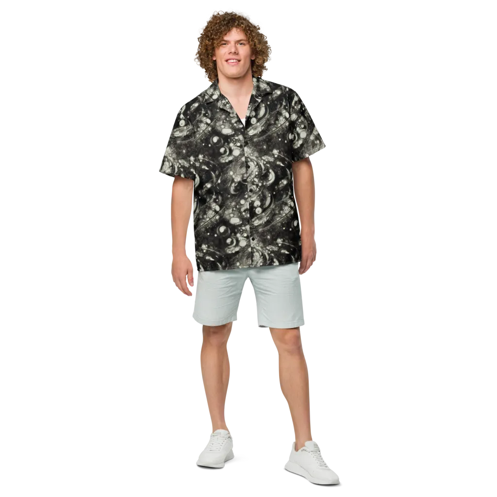 Lunar Molten on Button Shirt — Front