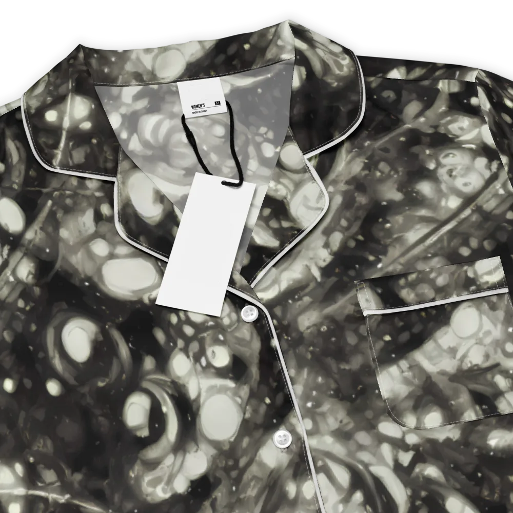 Lunar Molten on Women's Short Sleeve Pajama Top — Product details