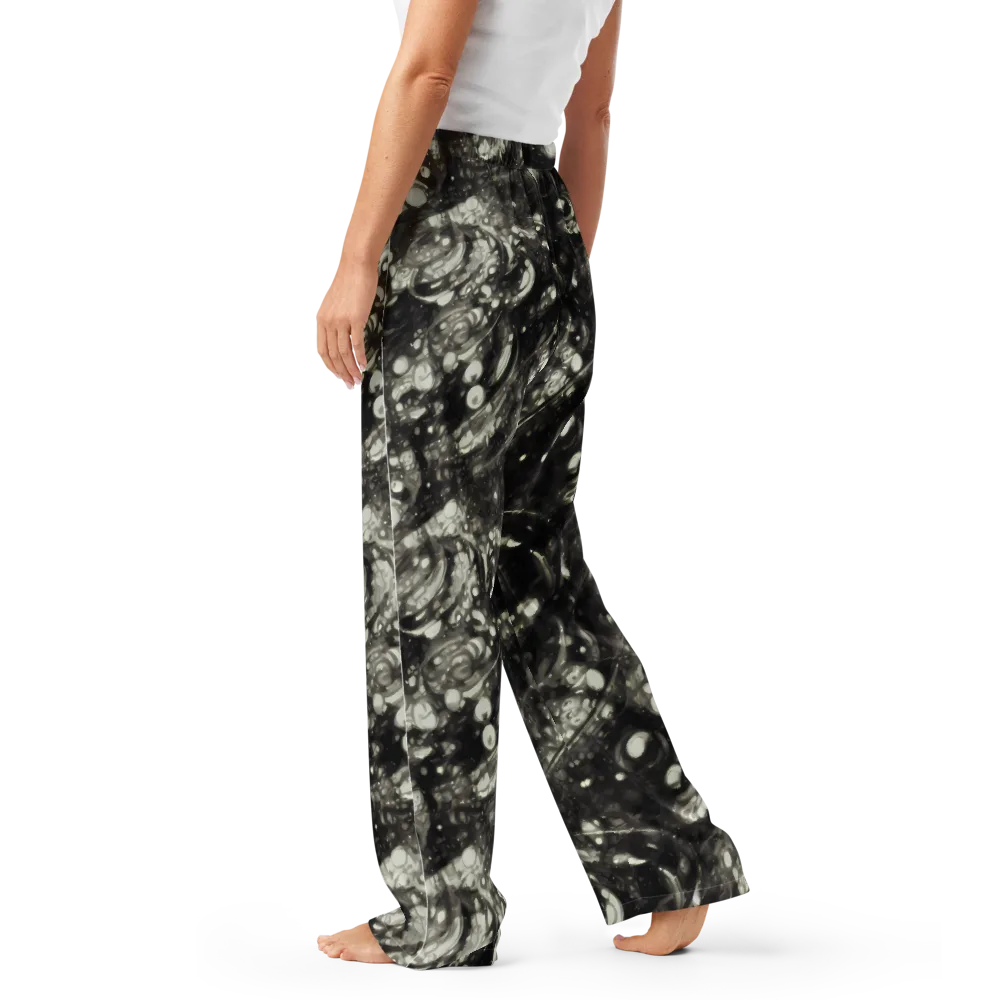 Lunar Molten on Women's Pajama Pants — Left